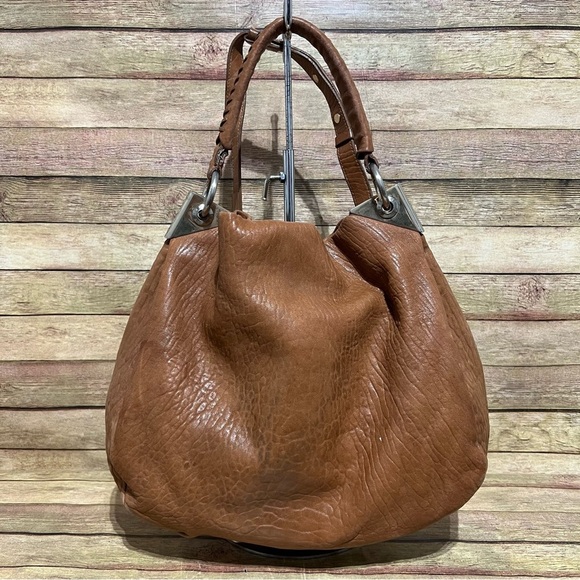 Henri Bendel Brown Leather large Tote